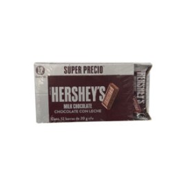 Chocolate con leche Hershey´s (12 pz)