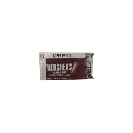 Chocolate con leche Hershey´s (12 pz)