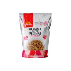 Granola super proteína con avena y frambuesa